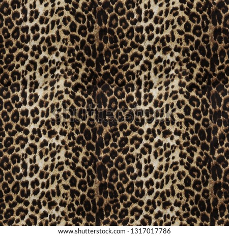 seamless leopard skin fur pattern