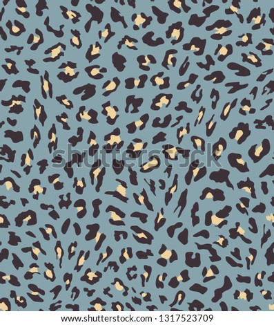 leopard seamless pattern design . vector illustration background.