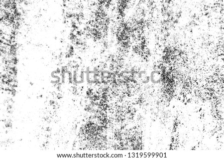 Abstract monochrome surface. black and white background pattern of cracks, chips, scuffs, dust, scratches. for design and printing