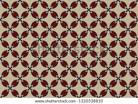 Colorful seamless geometric tile pattern 
