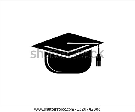 best graduation cap symbol stock vector - Vector 