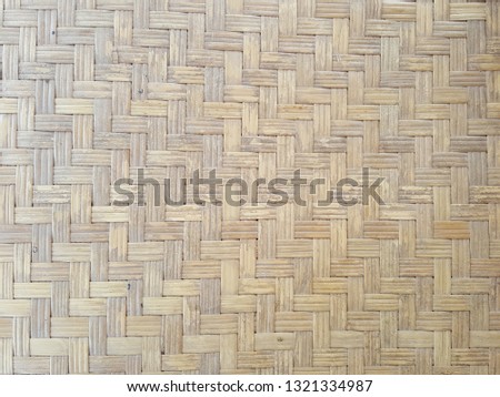 Background made of brown bamboo patterned