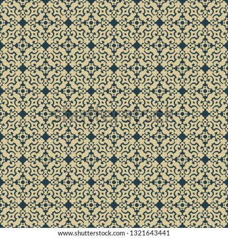 Vintage seamless pattern design illustration
