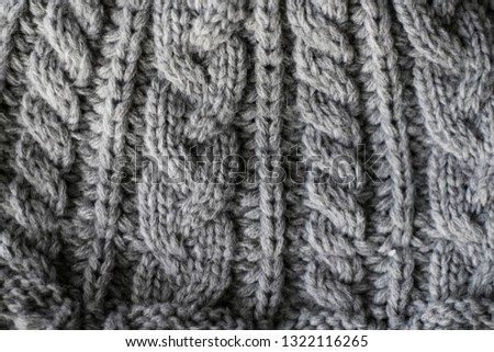 Mesh of wool and up