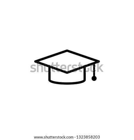 Vector  Education Icon, Graduation Cap Icon