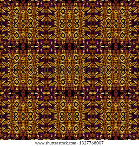 Abstract background. Square background in african ethnic style. Tribal ornament.