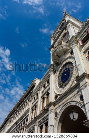 Europe, Italy, Venice, St Mark's Clocktower, LOW ANGLE VIEW OF HISTORIC BUILDING AGAINST SKY