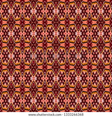 Colorful seamless portuguese ethnic tiles azulejos. Ikat spanish tile pattern. Italian majolica. Mexican puebla talavera. Moroccan,Turkish floor tiles. Ethnic tile design. Tiled texture for flooring.