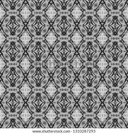 Seamless black and white Persian Carpet. Ethnic texture abstract ornament. Middle Eastern Traditional Carpet Fabric Texture. Arabic, turkish carpet ornament. Persian Textures and traditional motifs.