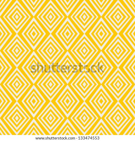 Simple yellow background with rombs. Vector Illustration.