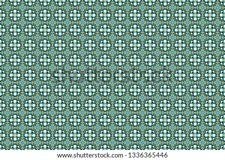 Raster geometric background, mosaic pattern in blue, white and black colors, graphic design. Geometric abstract background, geometric seamless pattern, shapes, tiles, stylized art.