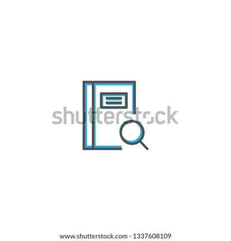 Notebook icon design. Interaction icon line vector illustration design