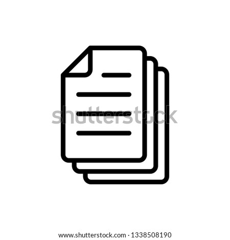 The best paper icon vector, illustration logo template in trendy style. Can be used for many purposes.
