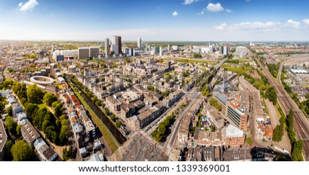 Den Haag Panorama from top, residence of the Dutch Government