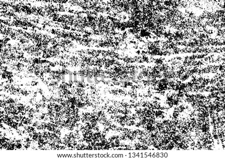 Black and white grunge urban texture vector with copy space. Abstract illustration surface dust and rough dirty wall background with empty template. Distress and grunge effect concept. Vector EPS10.
