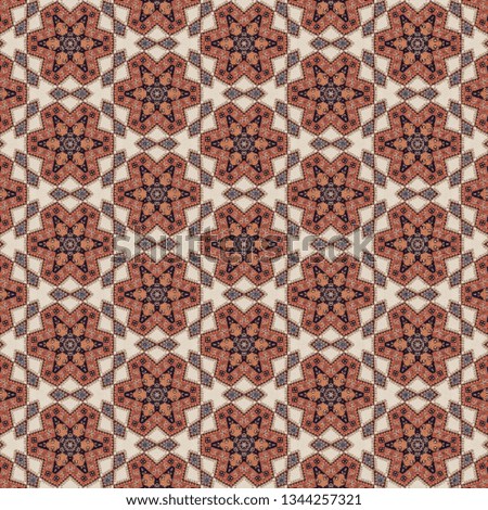 Colorful geometric repeating tile pattern 