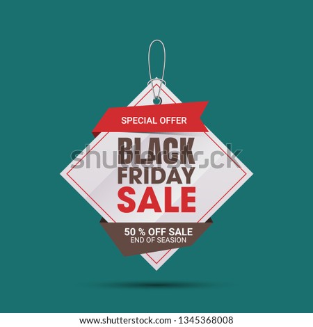 Black Friday Sale Abstract Background. Super Sale, end of season special offer banner. vector illustration. - Vector