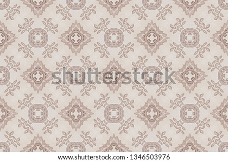 Colorful geometric repeating tile pattern 