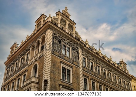 Prague, renovated old building