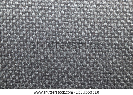 Rough grey fabric texture