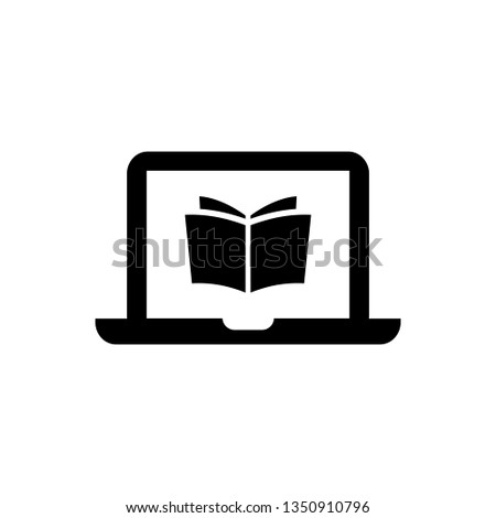 Online book reading icon