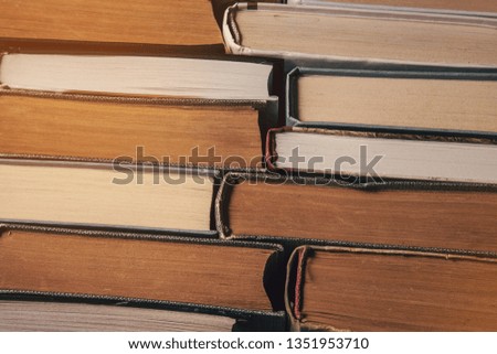
A stack of books. Literature for education.