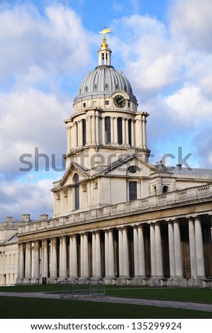 Royal Naval College in Greenwich, London, UK