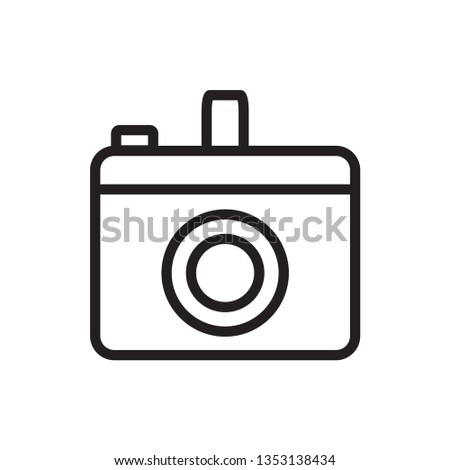 camera icon vector
