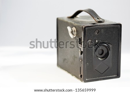 Vintage pinhole camera