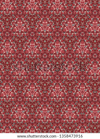 Abstract textile pattern design 