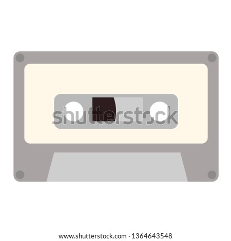 Cassette flat illustration