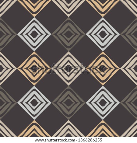 Art seamless pattern. Ethnic print. Multicolored. Boho. Traditional ornament. Folk motif. Vector geometric background. Can be used for social media, posters, email, print, ads designs.