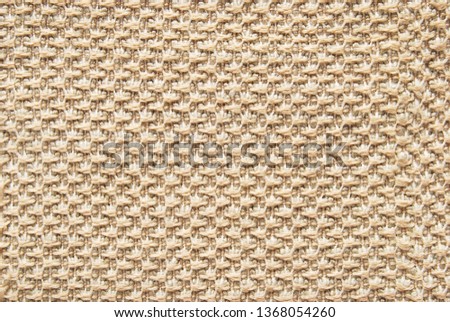 Brown pique fabric texture as background