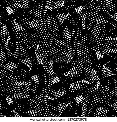 Black and white grunge stripe line background. Abstract halftone illustration background. Grunge grid background pattern