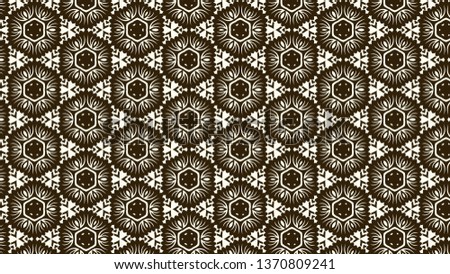 Floral Geometric Background Pattern Template