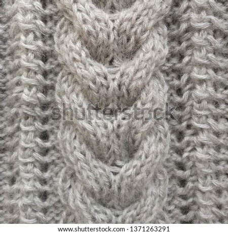 Knitted Fabric Texture. Knitted background pattern. Modern knitwear fabric texture, great design for any purposes. Geometric decorative texture. Simple design background.