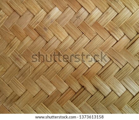 Woven bamboo fiber texture