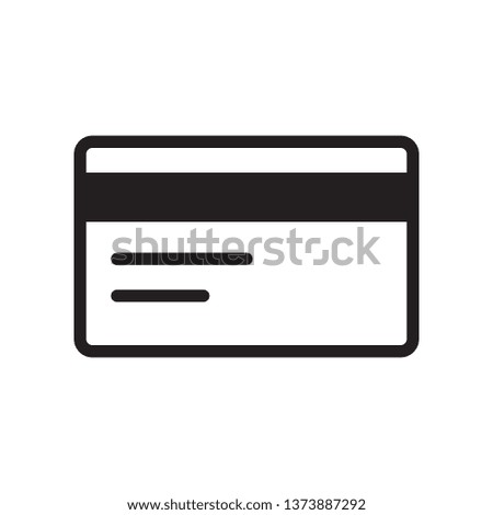 Credit card icon in trendy outline style design. Vector graphic illustration. Credit card icon for website design, logo, app, and ui. Editable vector stroke. EPS 10.