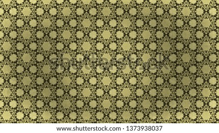 Vintage Floral Ornament Pattern Background Design Template