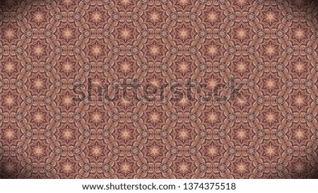 Brown Vintage Floral Wallpaper Background