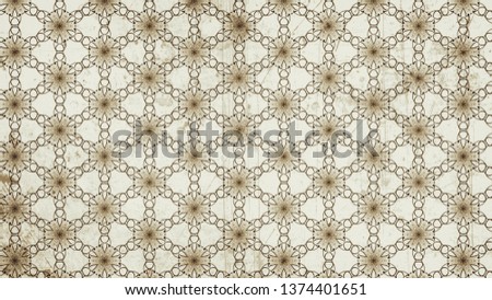 Light Brown Vintage Ornamental Pattern Background