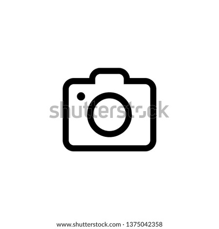 Isolated Photography  Vector Icon
