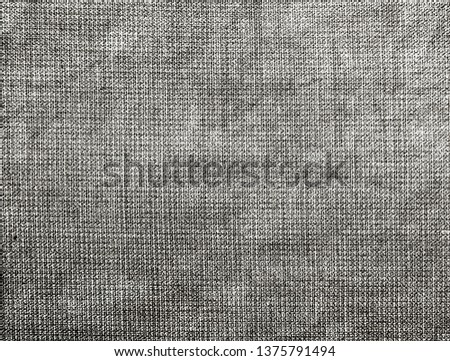 Background texture of natural frayed crumpled linen
