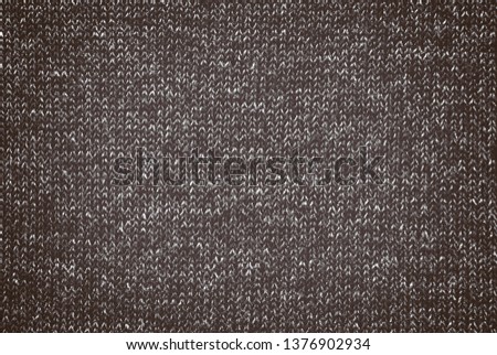 Gray vintage knitted fabric texture as background