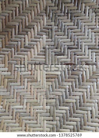 Rattan weaving background