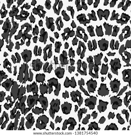 Full Seamless Leopard pattern design. Repeating Animal vector illustration background for fashion textile dress soft color