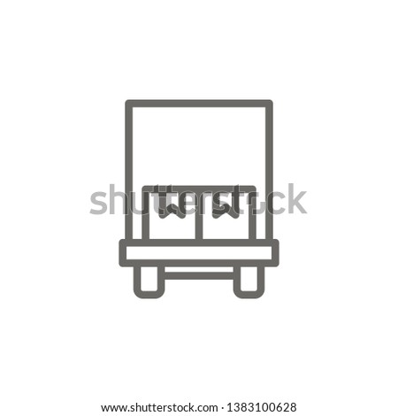 Box, boxes, delivery vector icon . Simple element illustration from UI concept. Box, boxes, delivery vector icon . Cargo Icon Vector Illustration.