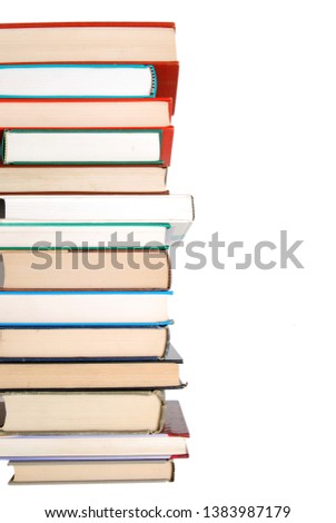 Collection stacking of high level books in school