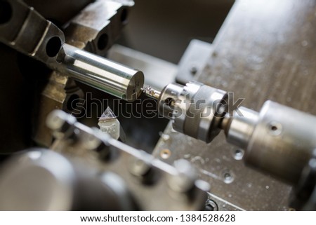 Where parts are made with a lathe