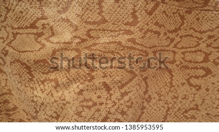 Snake skin background. Close up.
Texture genuine leather close up, embossed under skin python, background.